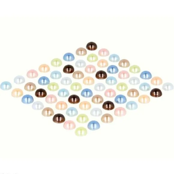 Demi Perle Adh Sive Pastel X 64 Pi Ces