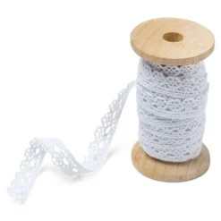 Dentelle Blanche Pas Cher En Bobine 10Mm X 5 M Tres