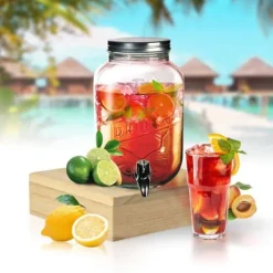 Distributeur A Boissons En Verre