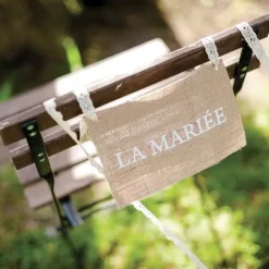 Dos De Chaise En Jute Imprim E Vintage X 2 Pi Ces