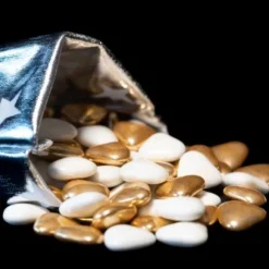 Drag Es Coeur Chocolat Assorti Blanc Et Or X 500Gr