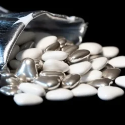 Drag Es Coeur Chocolat Assorti Blanc Et Argent X 500Gr