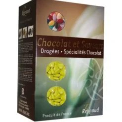 Drag Es Coeur Chocolat Vert Anis 500 Gr