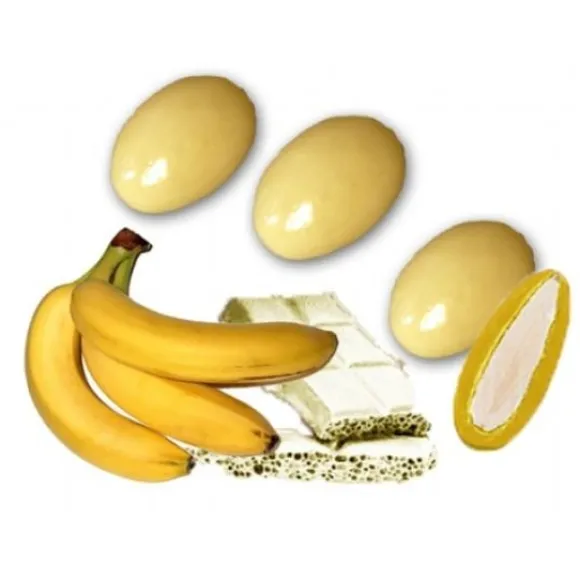 Dragees Coeur D'Amande Banane X 500Gr