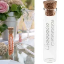 Eprouvette A Dragees Communion En Verre 10Cm