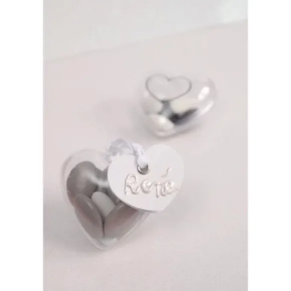 Etiquette Coeur Blanc X12