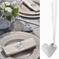 Etiquette Coeur Pour Contenant Drag Es X 12 Pi Ces