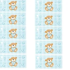 Etiquette Drag Es Ourson Gar On X 10 Pi Ces