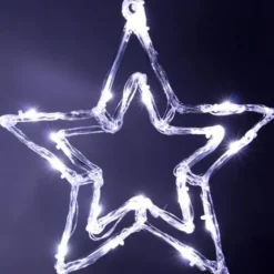 Etoile Lumineuse Acrylique 16 Led Int Rieur