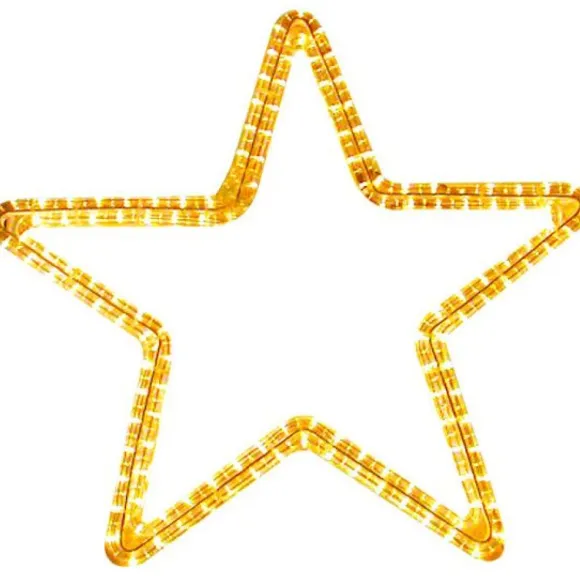 Etoile Lumineuse De Noel 144 Lampes Blanc Chaud