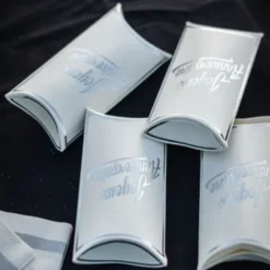 Etui A Dragees Joyeux Anniversaire Argent X 10 Pi Ces