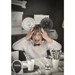 Eventail Dentelle Turquoise 20Cm X 2 Pi Ces