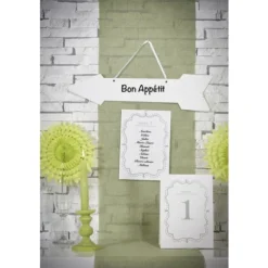 Eventail Dentelle Vert Anis 20Cm X 2 Pi Ces