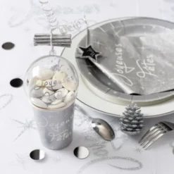 Fagot De Bois Argent X 4 Pi Ces