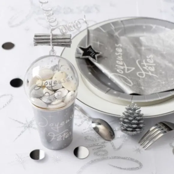 Fagot De Bois Argent X 4 Pi Ces