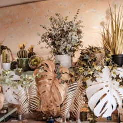 Feuille De Monstera Rose Gold Pour D Coration De Salle