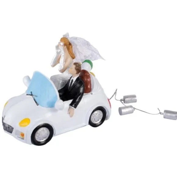 Figurine Du Couple De Mari S Dans Voiture D Capotable