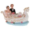 Figurine Gateau Couple De Mari Sur Gondole