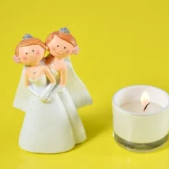 Figurine Mariage Mrs Mrs Blanc