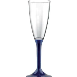 Fl Te Champagne Plastique Bleu Marine X 20