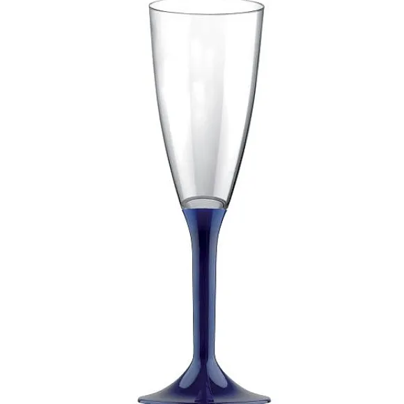 Fl Te Champagne Plastique Bleu Marine X 20