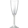 Fl Te Champagne Plastique Nacr Blanc X 20