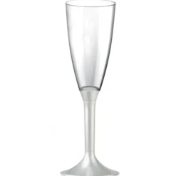 Fl Te Champagne Plastique Nacr Blanc X 20