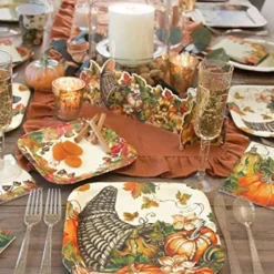 Fl Te Champagne Plastique Paillet Or X 4