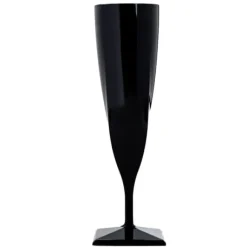 Fl Te Champagne Plastique Nacr Noir X 4 Pi Ces