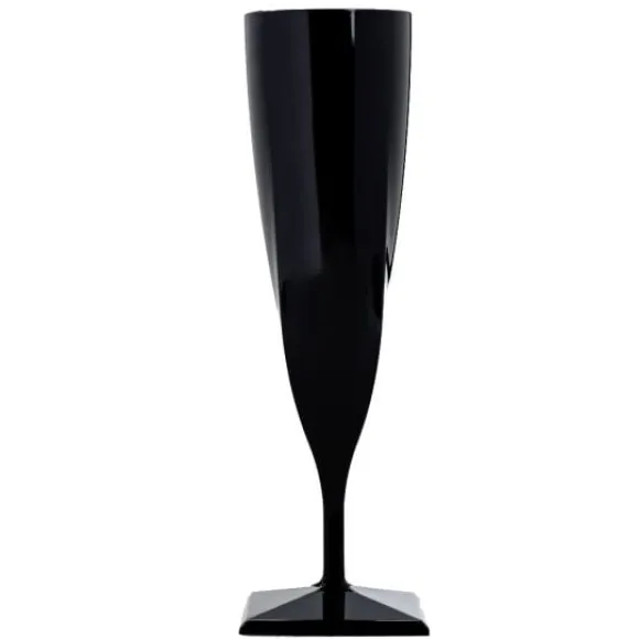 Fl Te Champagne Plastique Nacr Noir X 4 Pi Ces