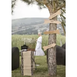 Fleche Signaletique Mariage Kraft