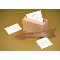 Fleche Signaletique Mariage Kraft