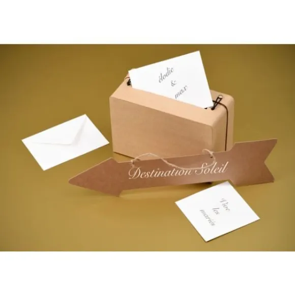 Fleche Signaletique Mariage Kraft