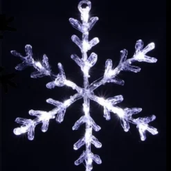 Flocon Lumineux Acrylique 16 Led Int Rieur