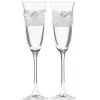 Flute A Champagne Mariage Double Coeurs Dor S X 2 Pi Ces