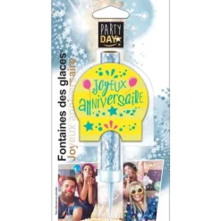 Fontaine De Glace Joyeux Anniversaire