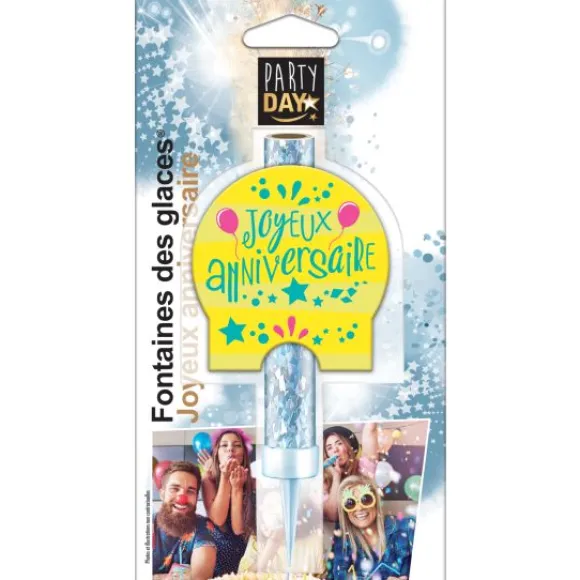 Fontaine De Glace Joyeux Anniversaire