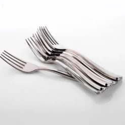 Fourchette Argent Plastique Inox X 50 Pi Ces