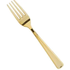 Fourchette Or Plastique Inox X 30 Pi Ces