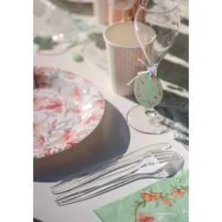 Fourchette Plastique Transparente R Utilisables X 50