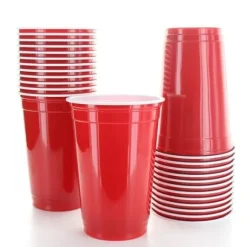 Gobelet Americain Rouge Geant R Utilisable 50Cl X10 Pi Ces