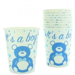 Gobelet Carton Baby Shower Gar On X 10 Pi Ces