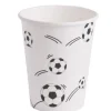 Gobelet Carton Football X 10 Pi Ces