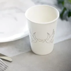 Gobelet En Carton Colombe X 10 Pi Ces