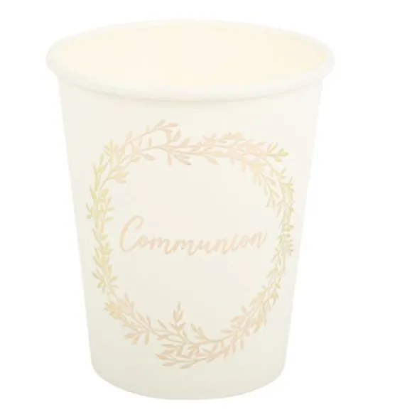 Gobelet En Carton Communion Jolis Brins X 8 Pi Ces