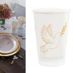 Gobelet En Carton Communion X 10 Pi Ces