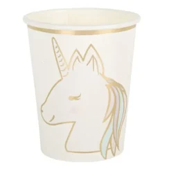 Gobelet En Carton Licorne X 8 Pi Ces