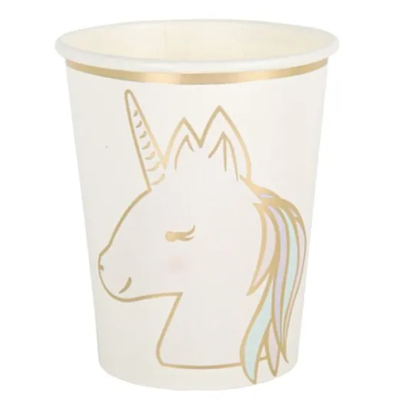 Gobelet En Carton Licorne X 8 Pi Ces