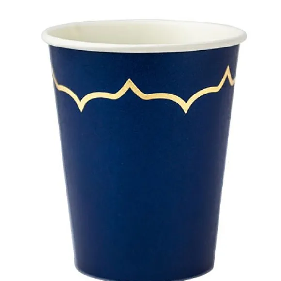 Gobelet En Carton Marine Liser Or X 8 Pi Ces