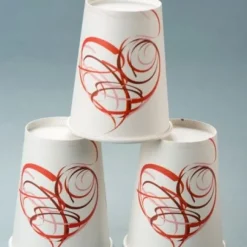 Gobelet En Carton Saint Valentin X 10 Pi Ces